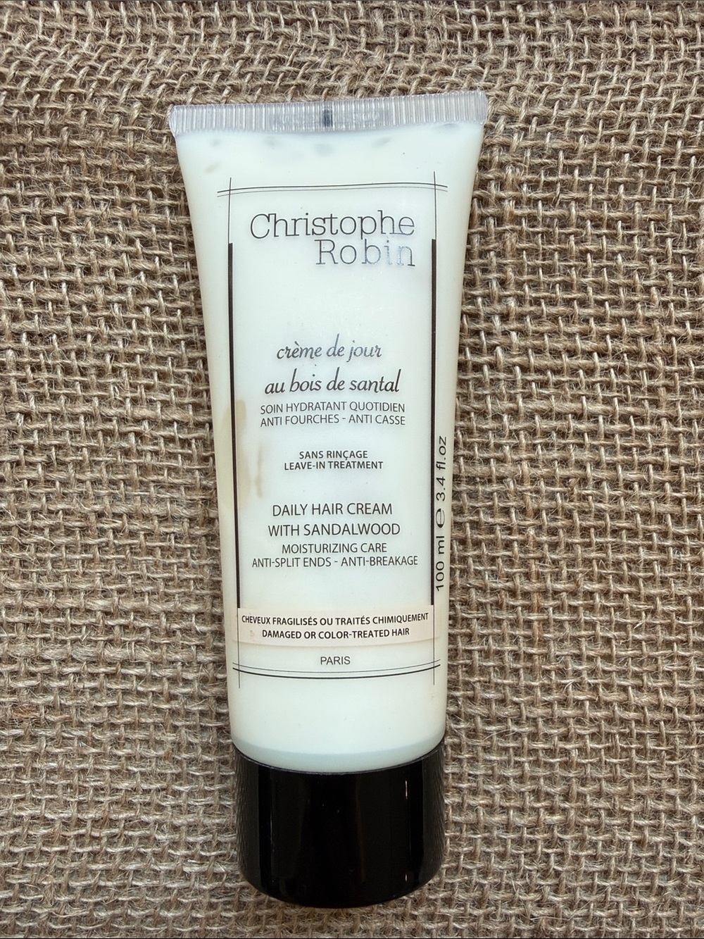 Christophe Robin Daily Hair Cream with Sandalwood — White - Picture 4 of 5